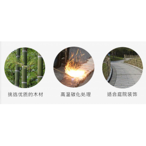 竹排圍欄別墅花園庭院隔斷裝飾戶外園藝竹籬笆竹子屏風竹竿簾子