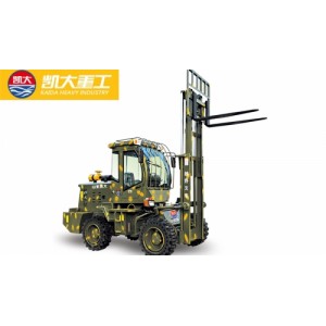 迷彩四驅越野叉車