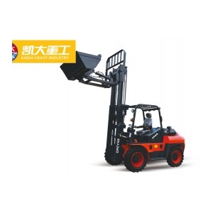 紅色CPCY-40四驅越野叉車