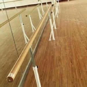 思博特固定式專業舞蹈教室壓腿桿雙層壁掛舞蹈把桿廠家批發