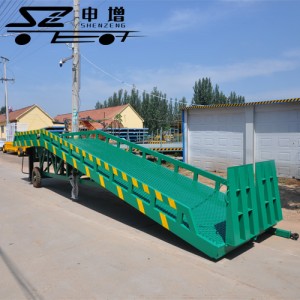 8噸登車橋 移動式登車橋 叉車裝卸貨平臺貨柜 高度可調節(jié)