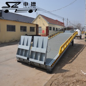 10噸登車橋 移動式登車橋 叉車裝卸貨平臺貨柜 高度可調節(jié)